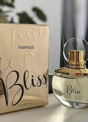 Жіноча парфумована вода bliss farmasi бліс фармасі, 70ml