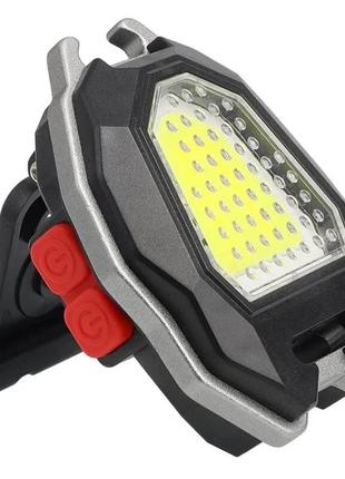 Акумуляторний led-ліхтарик w5144 з type-c (7 режимів, прикурювач, шнур, магніт) запальничка6 фото