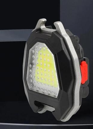 Акумуляторний led-ліхтарик w5144 з type-c (7 режимів, прикурювач, шнур, магніт) запальничка4 фото