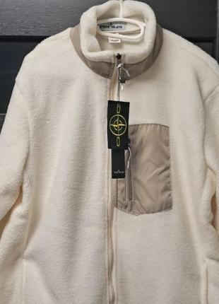 Шерпа &lt;unk&gt; флиска &lt;unk&gt; флисовая кофта stone island1 фото