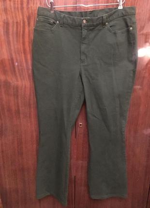 Справжні американські джинси р 20 ,кольору зеленого моху