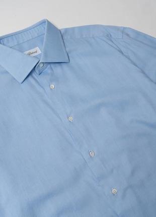 Brioni blue shirt&nbsp;&nbsp;мужская рубашка3 фото