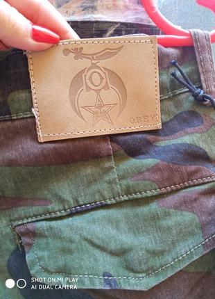 Круті карго камуфльовані штани obey tactical тактичні