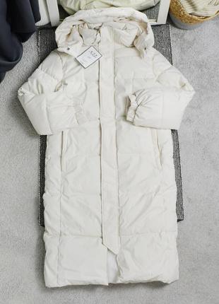 Новое длинное теплое пальто taobao