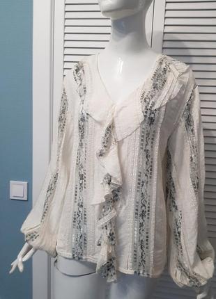 Нежная ажурная блуза от премиум бренда zara2 фото