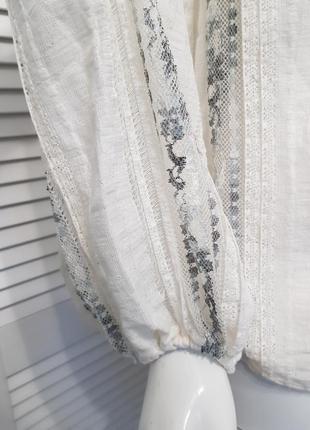 Нежная ажурная блуза от премиум бренда zara7 фото