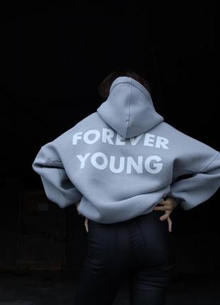 Худи удлиненный оверсайз