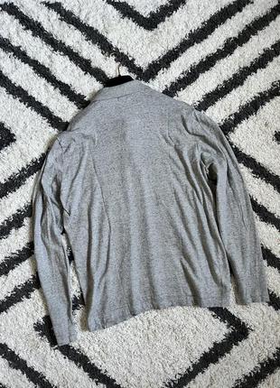 Стильная кофта поло h&amp;m long polo sweater3 фото