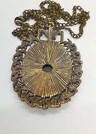 Кулон камея с цепочкой