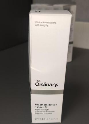 The ordinary niacinamide 10% + zinc 1%