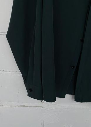 Сорочка легка темно-зелена3 фото