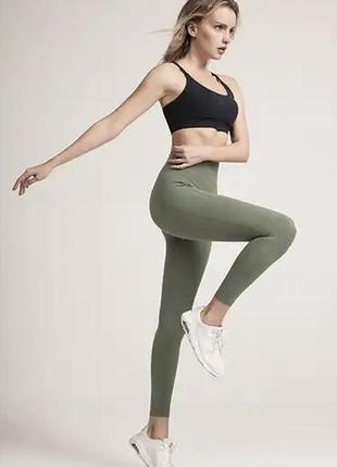 Лосины спортивные zara классные стильные для спортзала занятий спортом