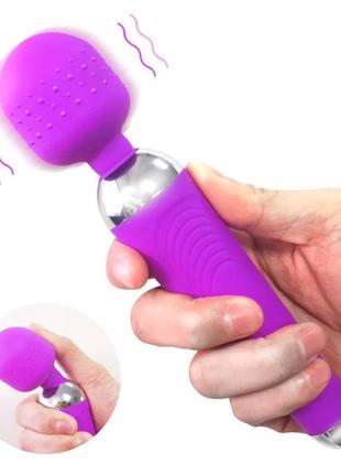 Беспроводной вибратор волшебная палочка для женщин стимулятор клитора usb перезаряжаемый массажер