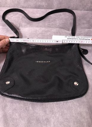 Кожаная сумка от longchamp