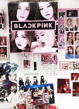 Подарочный набор бокс  k-pop box black pink №5