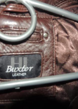 Потрясающая натуральная итальянская кожаная куртка  buxter leather10 фото