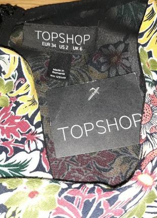 Плаття міді в квітковий принт від topshop {акція!!!! 1   1= 3️⃣ 🎁🎉}7 фото