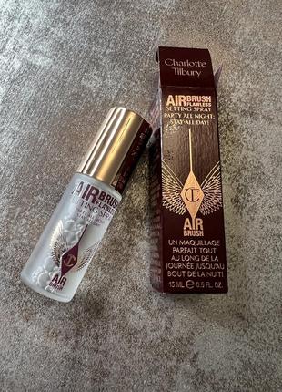 Charlotte tilbury airbrush flawless setting spray спрей для закрепления макияжа