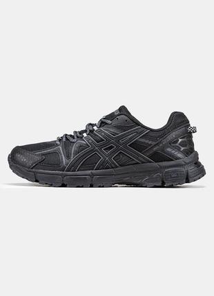 Чоловічі кросівки asics gel-kahana 8 / aciкс гель кахана / легкі , дихаючі , амортизація / для спорту, тренувань / чорні