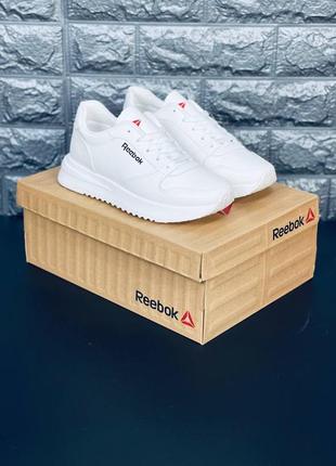 Reebok женские/ подростковые белые кроссовки размеры 36-413 фото