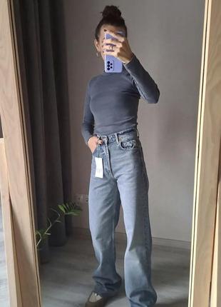 Джинси джинсы zara wide leg широкі s 36