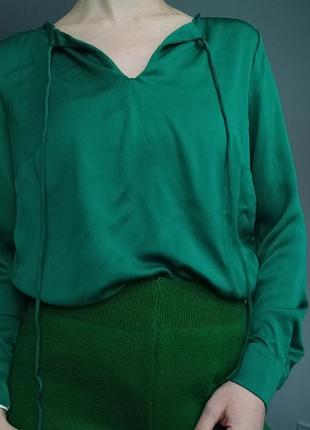 Зеленая блуза, размер s