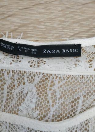 Zara прозрачная блуза s.2 фото