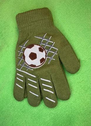 Детские перчатки be snazzy для мальчика на 8- 9р