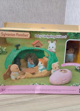 Набор sylvanian families 5453 лесной домик ежика