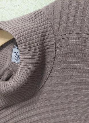 Вовняне пончо- светр кольору мокко2 фото
