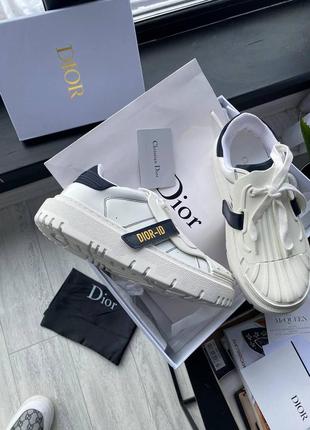 Кроссовки dior id white/black