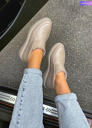 Зимові лофери на хутрі