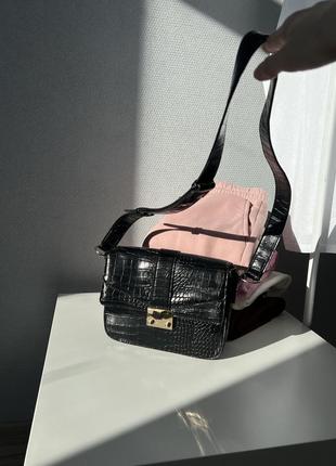 Сумка жіноча сумочка чорна крос-боді кросс-боди1 фото