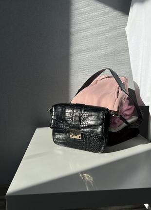 Сумка жіноча сумочка чорна крос-боді кросс-боди3 фото
