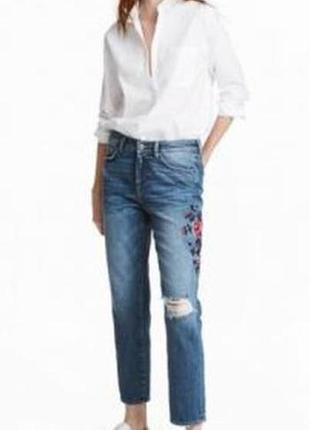 Джинсы vintage high jeans h&m