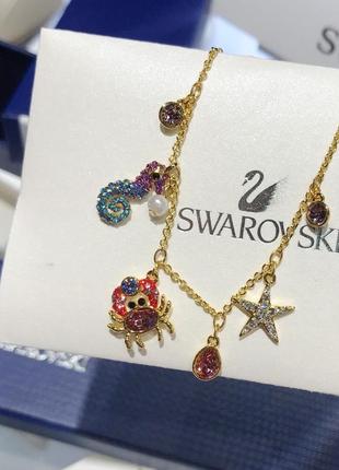 Срібний браслет swarovski ocean