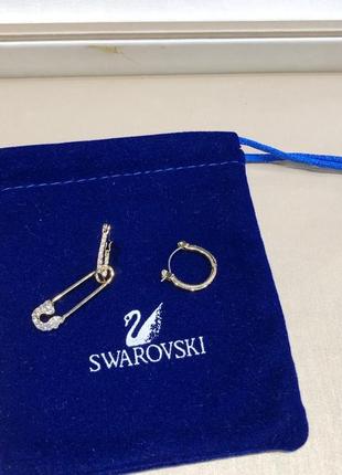 Срібні сережки swarovski so cool