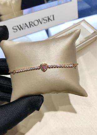 Срібний браслет swarovski one