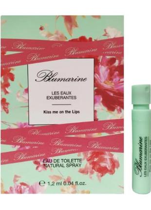 Blumarine kiss me on the lips, туалетная вода (пробник)