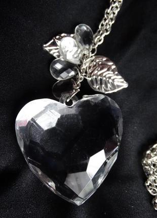 Кулон, подвеска сердце 3