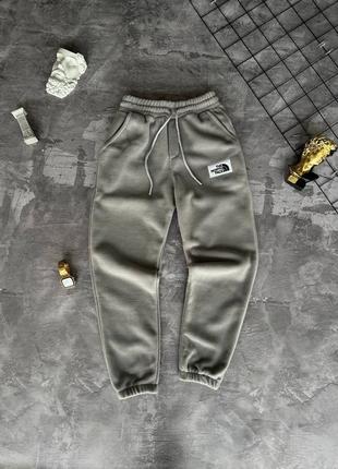 Спортивные штаны tnf светло-серые 🔥