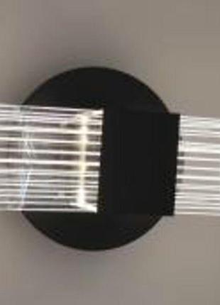 Бра настінна світлодіодна акрілова sirius n 3701-1 black 24w