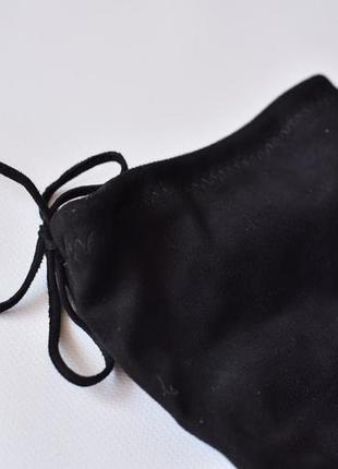 Чорні замшеві ботфорди-панчохи чорні замшеві ботфорти стрейчеві на низькому каблуці3 фото