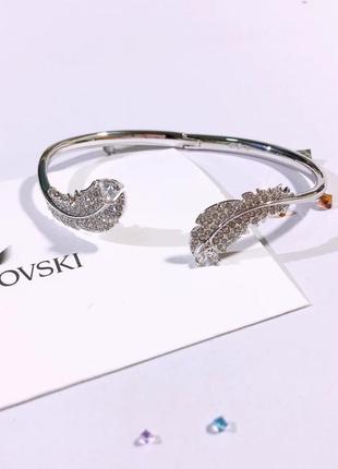 Срібний браслет swarovski nice 5482915 m