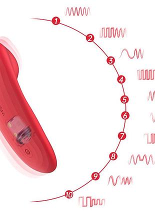 Смарт-вибратор в трусики magic motion nyx red 8