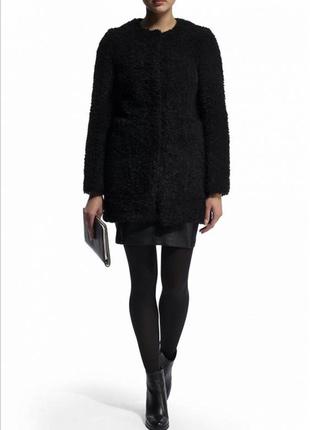 Пальто из искусственного меха pinko размер i 44