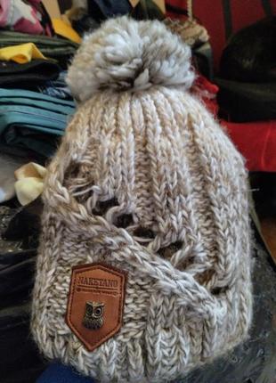 Шапка теплая naketano