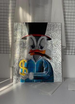 Картина скрудж макдак scrooge mcduck donald duck дональд даг2 фото