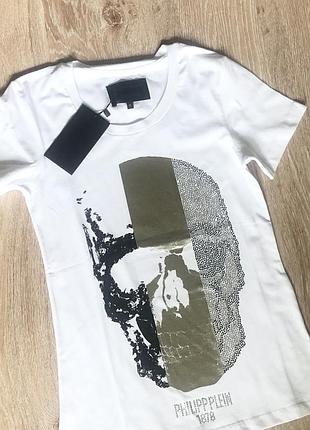 Новая женская футболка philipp plein.3 фото