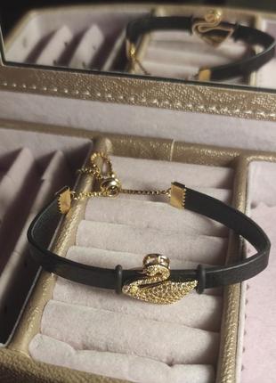 Браслет- слайдер в стиле сваровски